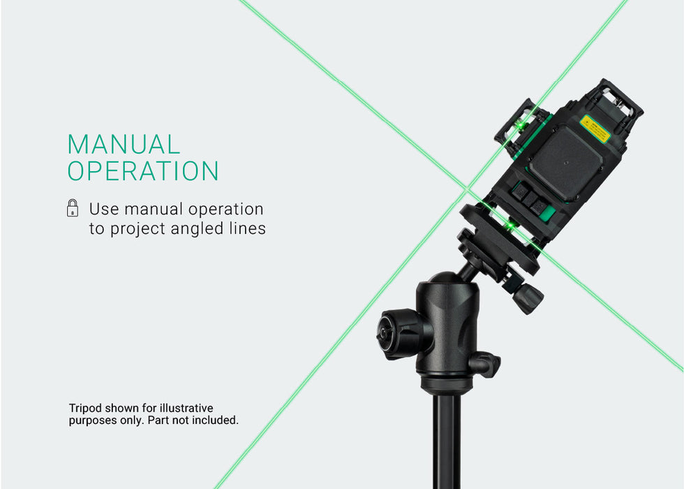 3D Multi-line Laser Level Kit 3DX-PG40