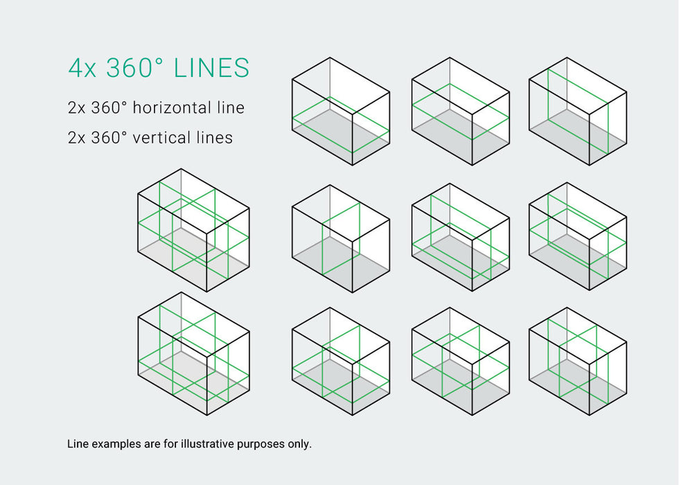 3D Multi-line Laser Level Kit 3DX-PG40